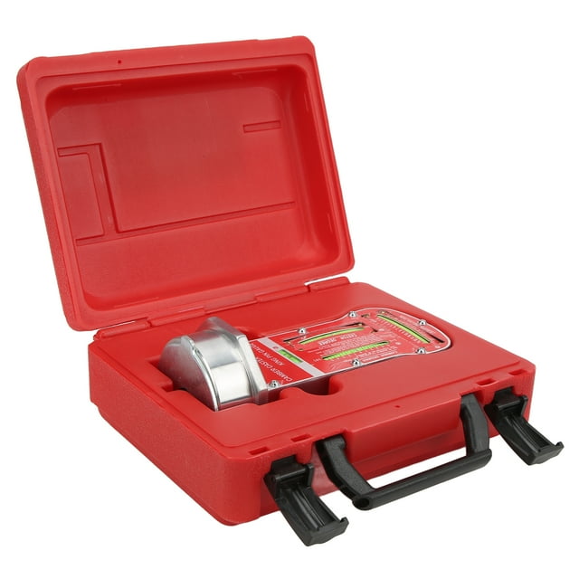 Magnetic Camber Castor Kingpin Gauge, High Strength Alignment Gauges Tool Professional 2 Adjuster Knobs Robust with Tool Box for Truck for Automobile