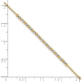 thumbnail image 5 of 14K Two-Tone Diamond-Cut Beaded 7.5In Bracelet (Width 2) (Length 7.5) - Jbsp, 5 of 5