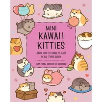 Kawaii Doodle Mini Kawaii Kitties: Learn How to Draw 75 Cats in All Their Glory, Book 9, (Paperback)