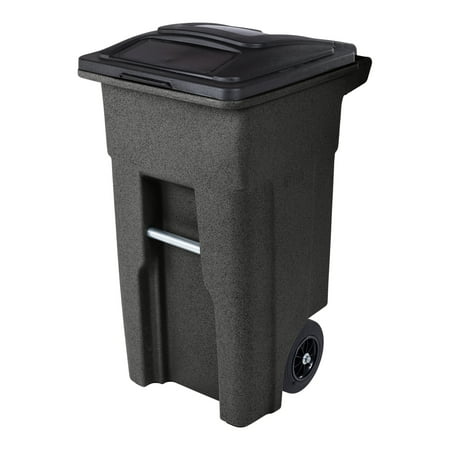 

Toter Trash Can Blackstone with Wheels and Lid 32 Gallon
