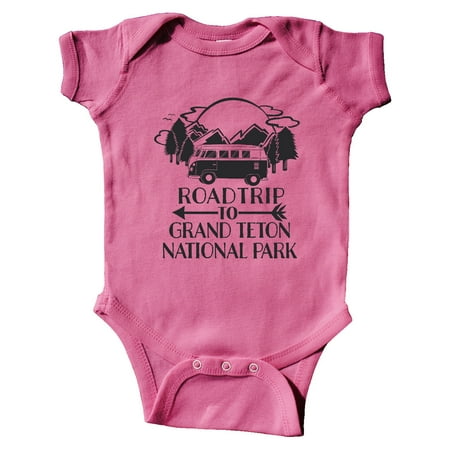 

Inktastic Road Trip To Grand Teton National Park Gift Baby Boy or Baby Girl Bodysuit