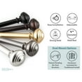 thumbnail image 6 of SnugSet Taylor 1" Golden Brass Knob Adjustable Single Curtain Rod Set, 36'"-72", 6 of 10