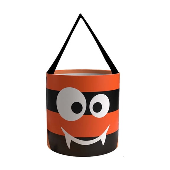 Tarmeek Fabric Halloween Candy Bags with LED Lights - Reusable Trick or Treat Bags for Festive Candy Collection, Durable and Portable Treat Bags for All Ages