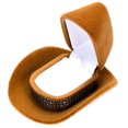 thumbnail image 2 of Creative Cowboy Hat Shape Wedding Engagement Ring Box Cowboy Hat Storage Velvet Rings Case Jewelry Box Gift Box Holder, 2 of 7