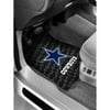 NFL Dallas Cowboys 2pc Front Floor Mats and Dallas Cowboys Car Seat Cover Value Bundle