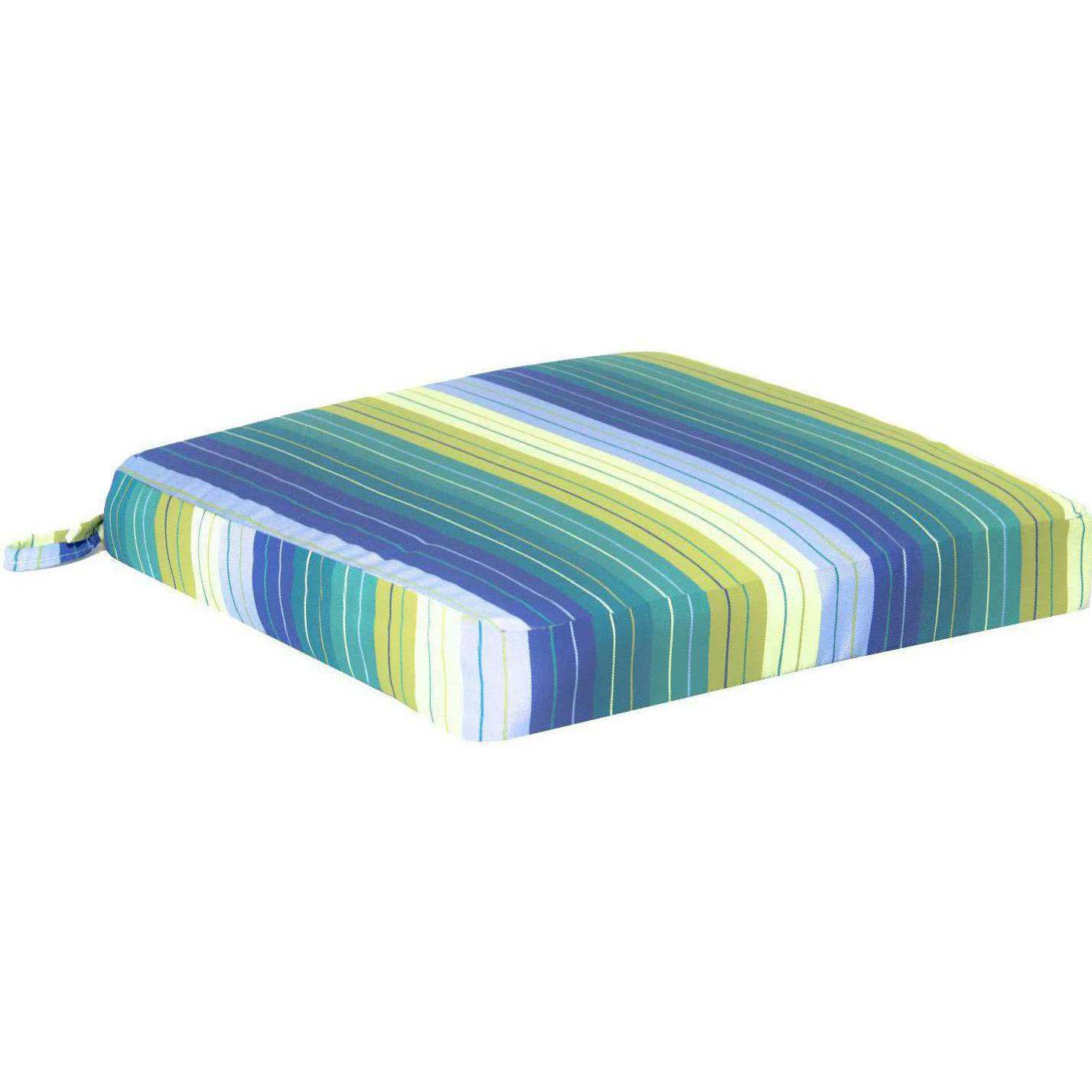 Sunbrella Seville Seaside Small Outdoor Replacement Seat Cushion W