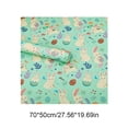 thumbnail image 3 of Easter Gift Wrapping Paper – 50x70cm Festive Decorative Paper with Bunny, Egg & Flower Prints for Easter Gift Wrap and DIY Crafts, 3 of 5