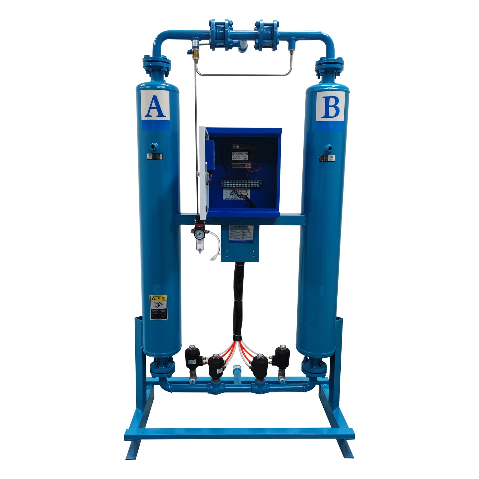 20FW Adsorption Dryer Air Compressor Double Cylinder Structure Dryer Water and Oil Removal Filter