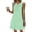 Green, variant on Beach Clothes for WomenGJC Baeitkot Ladie Round Neck Summer Casual Loose Sleeveless Dress