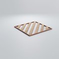 thumbnail image 4 of Ekena Millwork 7 3/8"W x 7 3/8"H x 1/4"T Extra Small Rothwell Decorative Fretwork Wood Wall Panels, Red Oak, 4 of 18