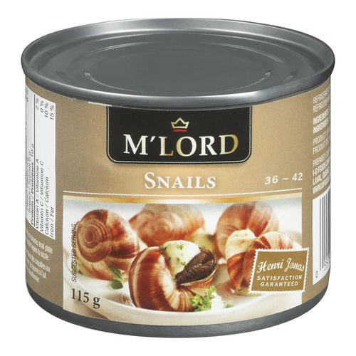 Escargots de M'Lord 36 à 42 unités, 115 g