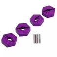thumbnail image 4 of 4Pcs 12mm Metal Wheel Hex Hubs With Axle Pins For Traxxas 1/16 E-Revo Slash 4WD Summit VXL RC Car Vehicle, 4 of 5