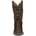 thumbnail image 4 of Justin Men's Western Boot Round Toe Brown 8 1/2 D(M) US, 4 of 7
