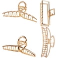 thumbnail image 1 of Accesorios para el cabello con clip de tiburón-Clip cruzado + Clip giratorio + Clip para el cabello medio redondo + Clip para el cabello cuadrado-4pcs Ormromra WMPH-809, 1 of 5