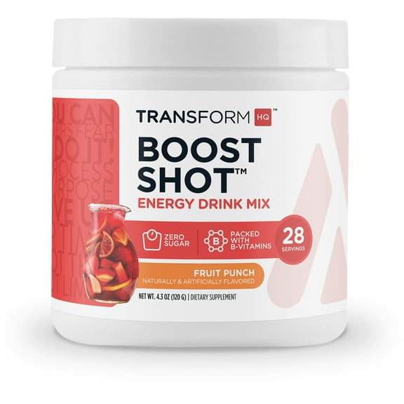 TransformHQ Everyday Boost Shot 28 Servings (Fruit Punch) Supplement