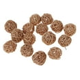 thumbnail image 1 of 15 piezas de bolas de mimbre multicolor para decoración de bodas, fiestas y Navidad. Beige, 1 of 9