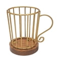 thumbnail image 3 of Coffee Filter Case Metal Organizer Coffee Filter Storage Container Paper Storage A gold, 3 of 8