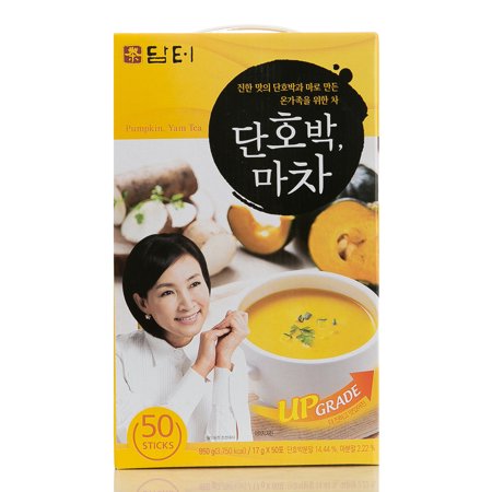 Damtuh Korean Sweet Pumpkin and Yam Powder Meal Replacement Shake Breakfast Simple Meal 17g x 50 Sticks