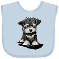 thumbnail image 3 of Inktastic Schnauzer Pup Boys or Girls Baby Bib, 3 of 4