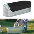 thumbnail image 4 of RANME Oxford Fabric Pool Cover For Oval Stock Tanks Waterproof And Tear Resistant Outdoor Dust Cover With Secure Fit, 4 of 7