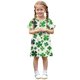 thumbnail image 5 of Niñas Vestido de Día de San Patricio Manga Corta Cuello Redondo Casual para 3-12 Años Niños Niños Verano, 5 of 8