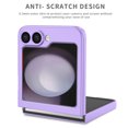 thumbnail image 2 of Designed for Samsung Galaxy Z Flip 7 Case, Support Wireless Charging Hard PC Slim Shockproof Drop Protective Skin Friendly Thin Fit Phone Case for Samsung Galaxy Z Flip 7, Purple, 2 of 6