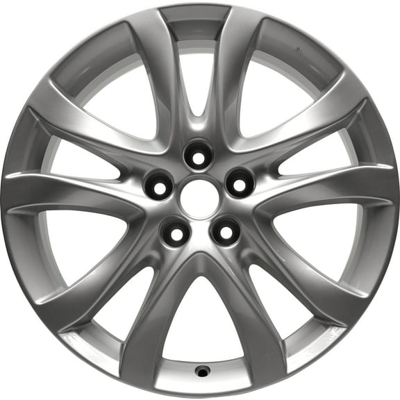 19 inch Aluminum Wheel Rim for Mazda Mazda6 14-16 5 Lug Silver