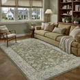 thumbnail image 5 of BERTHMEER 5'x7' Area Rugs for Living Room Vintage Green Rugs for Bedroom Kitchen Non Slip Washable Carpets Oriental Distressed Home Office Dorm Dining Room Traditional Distressed Throw Rugs, 5 of 8