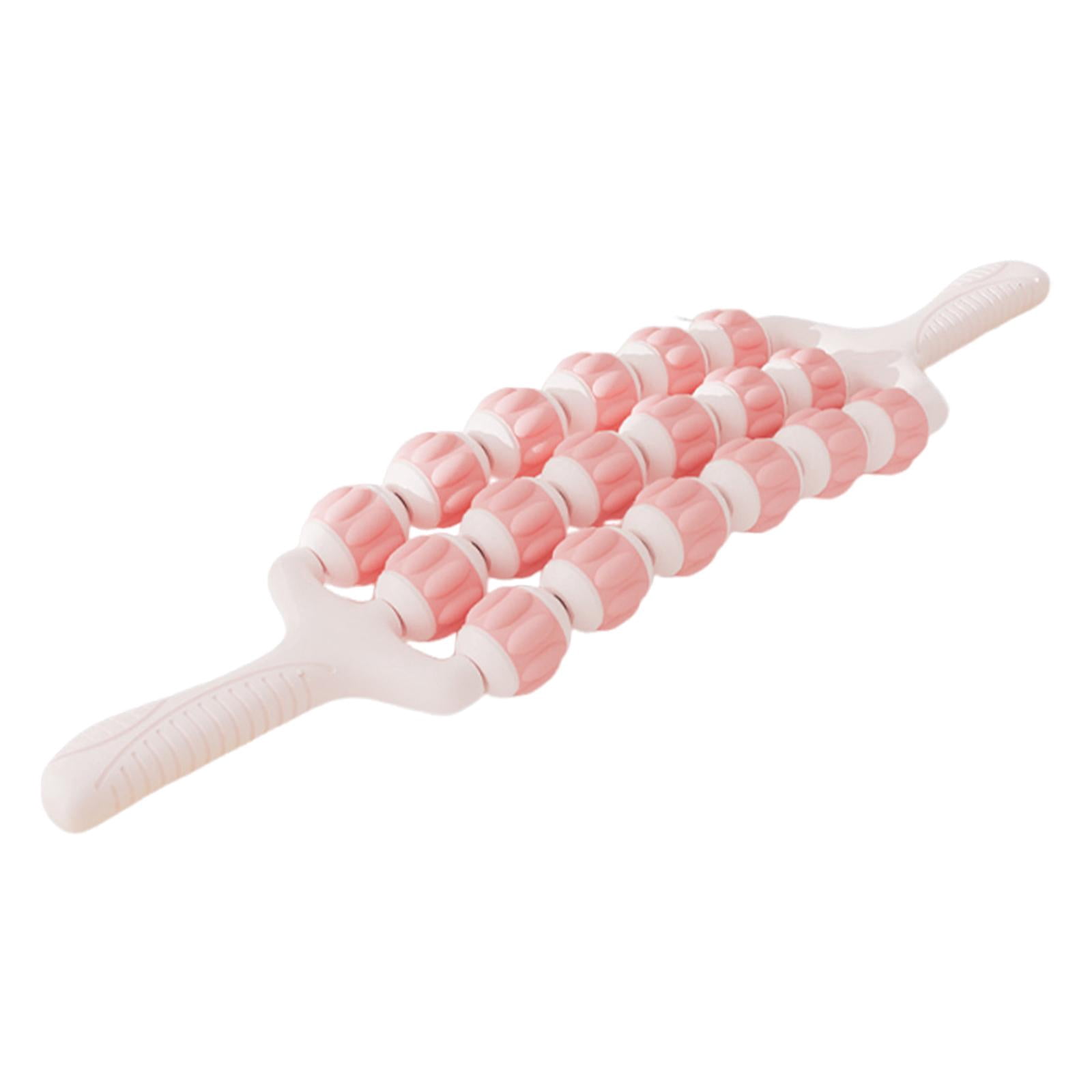 Baoblaze Massage Roller Rod Sensory Integration Training Device Deep Tissue Calf Rolling Pink 3 Row