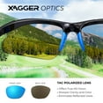 thumbnail image 5 of Xagger Youth Polarized Sports Sunglasses for Boys Girls Age 8-14 Kids Baseball Softball TR90 Frame Glasses, 5 of 6