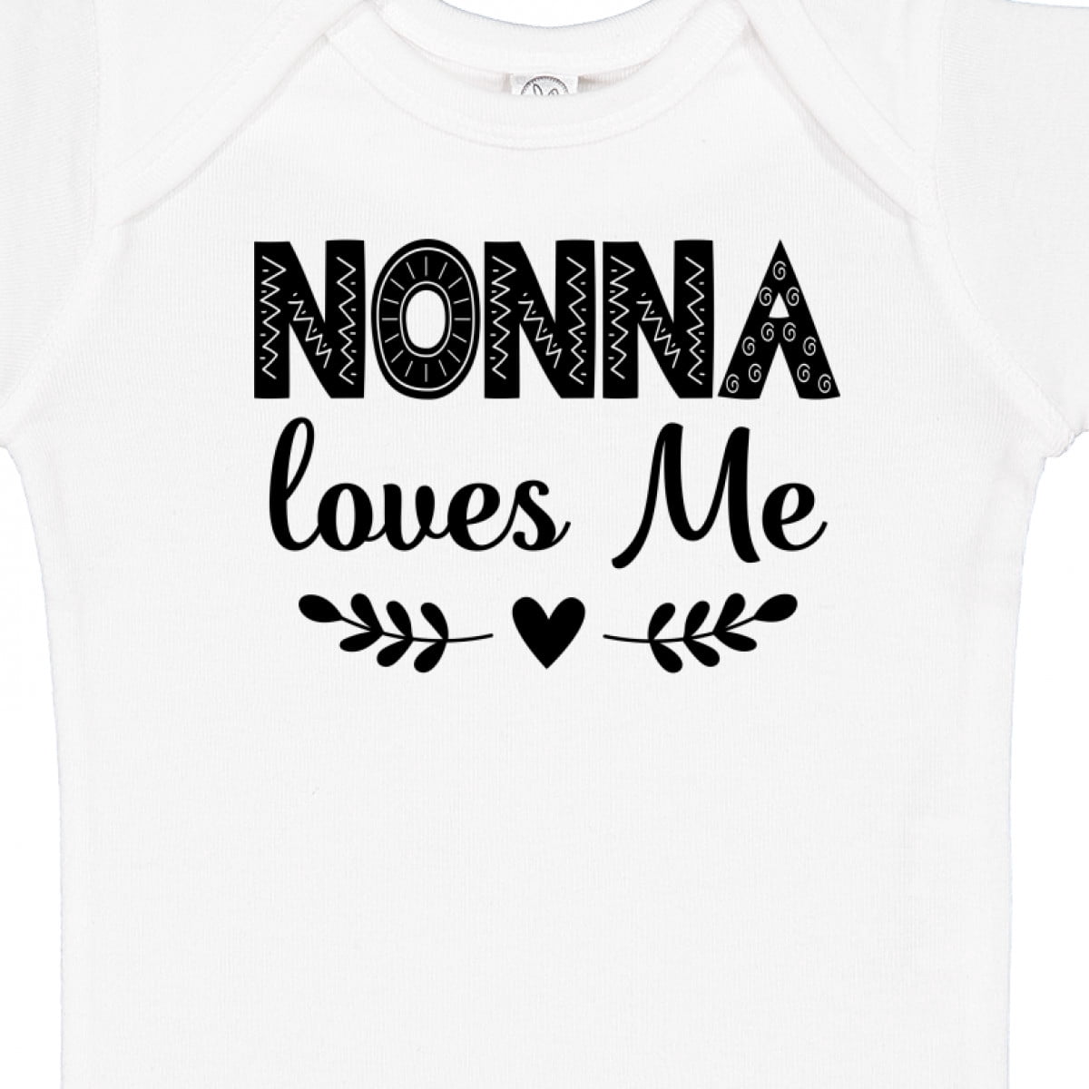 Inktastic Nonna Baby Clothes Grandchild Girls Baby Bodysuit