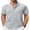 Grey, variant on COOFANDY Men Beach Shirt Short Sleeve Hippie Casual Summer Linen Shirt
