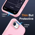 thumbnail image 6 of REQO Compatible with iPhone 16E Case with Invisible Magnetic O-Ring Stand Military-Grade Translucent Case for iPhone 16E 6.1" 2025 [Compatible with Mag-Safe][Great Grip Feeling], 6 of 9