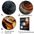 thumbnail image 3 of Designart "Inflection Spiral With An Infernal Touch V" Abstract Spirals Floater Framed Wall Art Prints, 3 of 5
