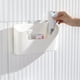 thumbnail image 5 of Organizador de cajas de almacenamiento montado en la pared | Organizador de puertas de muebles de plástico sin punzones blanco 10,55"x5,91"x2,56" | Estante para ahorrar espacio en la cocina y el, 5 of 6
