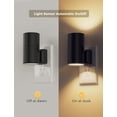 thumbnail image 2 of Night Lights Plug into Wall, Dimmable Night Light Plug in, Modern Night Lights with Dusk to Dawn Light Sensor, Soft White 3000K, Adjustable Brightness Nightlight for Hallway Bedroom, 2 Pack，, 2 of 5