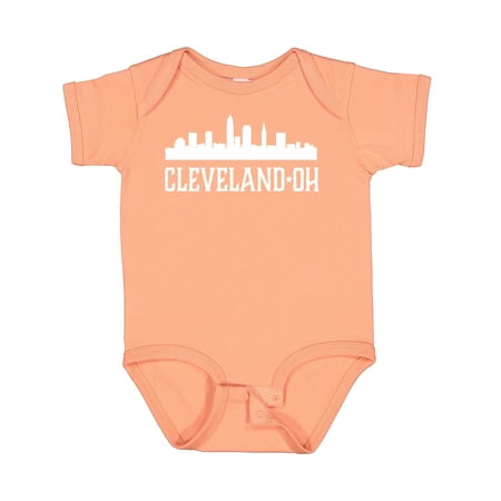

Inktastic Cleveland Ohio Skyline City Silhouette Gift Baby Boy or Baby Girl Bodysuit