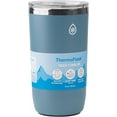 thumbnail image 3 of ThermoFlask Drinkware Collection - 16 oz Insulated Beer Tumbler Mug with Leakproof Push N Sip Lid, Dusty Blue, 3 of 5