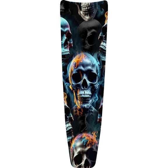 Kustom Cycle Parts Flame Skulls Plastic Dash Panel Console Insert! Compatible with 2024  Harley Davidson Street Glides & Road Glides 2023 CVO