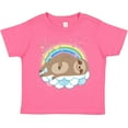 thumbnail image 3 of Inktastic Sloth Lover Cute Animal Girls Toddler T-Shirt, 3 of 5