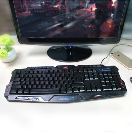 - GPCT Wired Gaming Keyboard with 3 Color Backlight