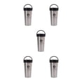 thumbnail image 2 of kurtrusly Gobelet Thermique Réutilisable Choix Écoresponsable pour un Meilleur Demain Pratique Argent 500ml 5Ensemble, 2 of 6