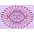 thumbnail image 1 of Ahgly Company Indoor Rectangle Patterned Orchid Purple Area Rugs, 2' x 5', 1 of 6