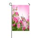 thumbnail image 1 of Bandera de jardín ABPHQTO Delicadas rosas y mariposas florales 30x45 cm, 1 of 1