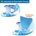 thumbnail image 3 of Flotador de piscina COOLCOOLDEE con toldo para adultos, talla XL, 3 of 7