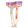 thumbnail image 3 of Everly Women's Amethyst 14k Rose Gold Ring, 3 of 8