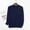 Navy, variant on Dxzfnsa Mens Pajama Shirts Comfy Long Sleeve Sleepwear Tops Casual Round Neck Solid Color Pullover Pyjamas Loungewear Pajama Tops for Men