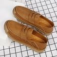 thumbnail image 6 of Men's Casual Shoes Loafers Shoes Slip-On Walking Driving Shoes Comfortable Hand Stitching Non-Slip Loafer Shoes Moccasins Classic Bronze 8, 6 of 7