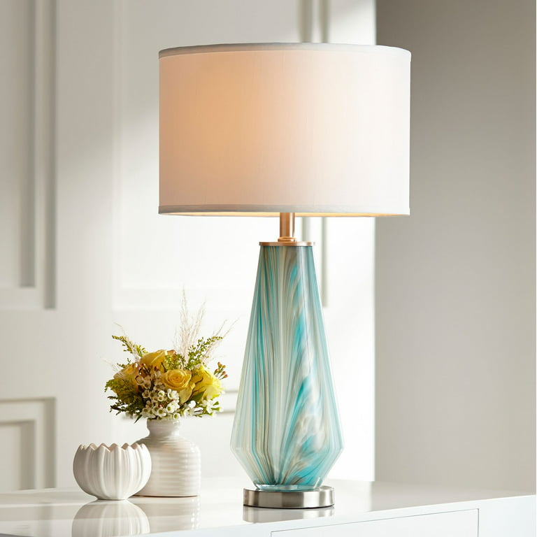 Possini Euro Design Jules Modern Table Lamp 30 1/2 Tall White