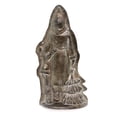 thumbnail image 2 of Christmas Pewter Santa & Boy Polyresin Antique Look 53484B2, 2 of 2